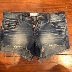 Free people jean shorts